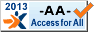 Zertifizierte Barrierefreie Website Konformitätsstufe AA (externer Link zu Konformitätserklärung)